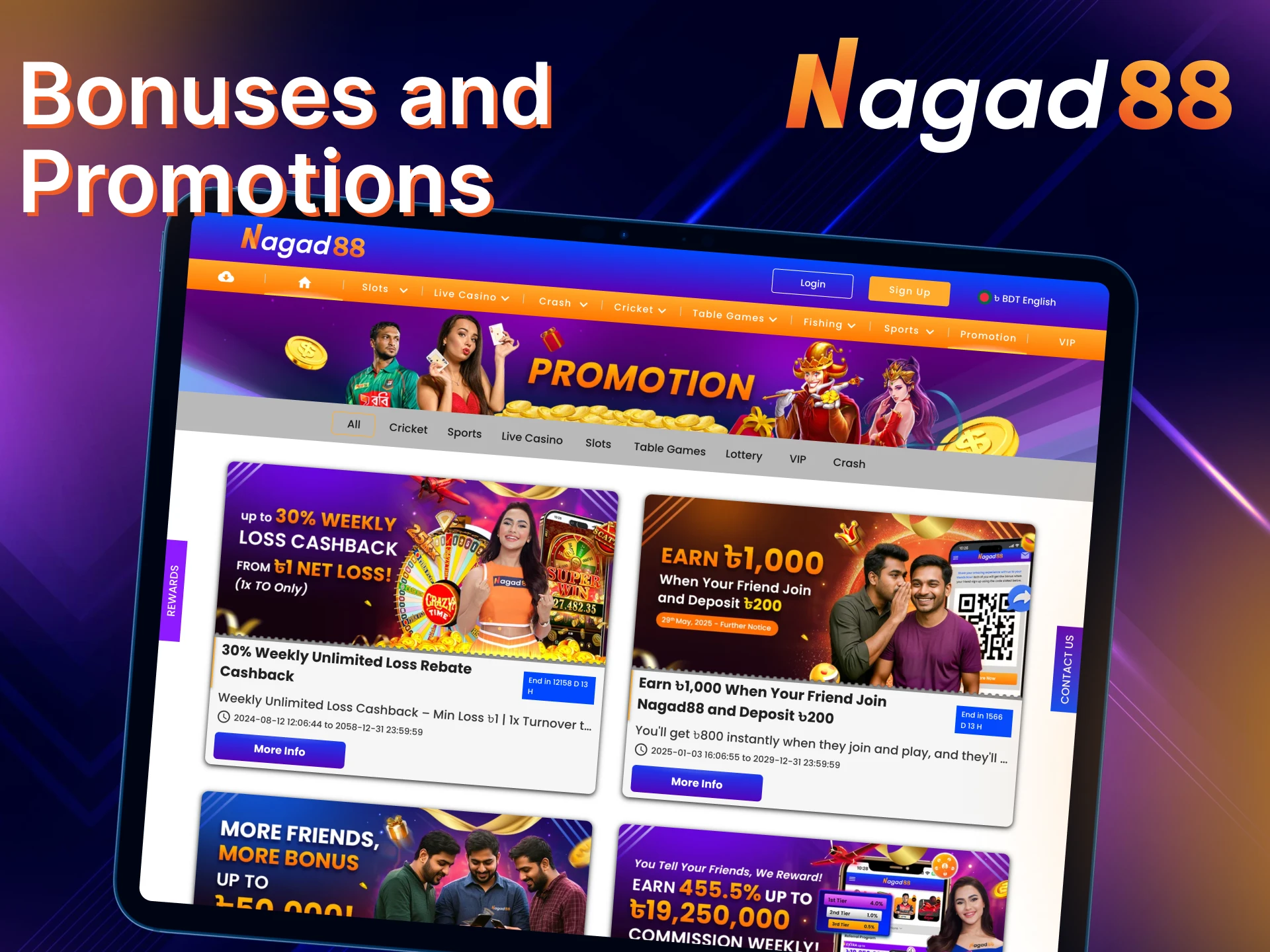 Exciting rewards waiting for you at Nagad88.